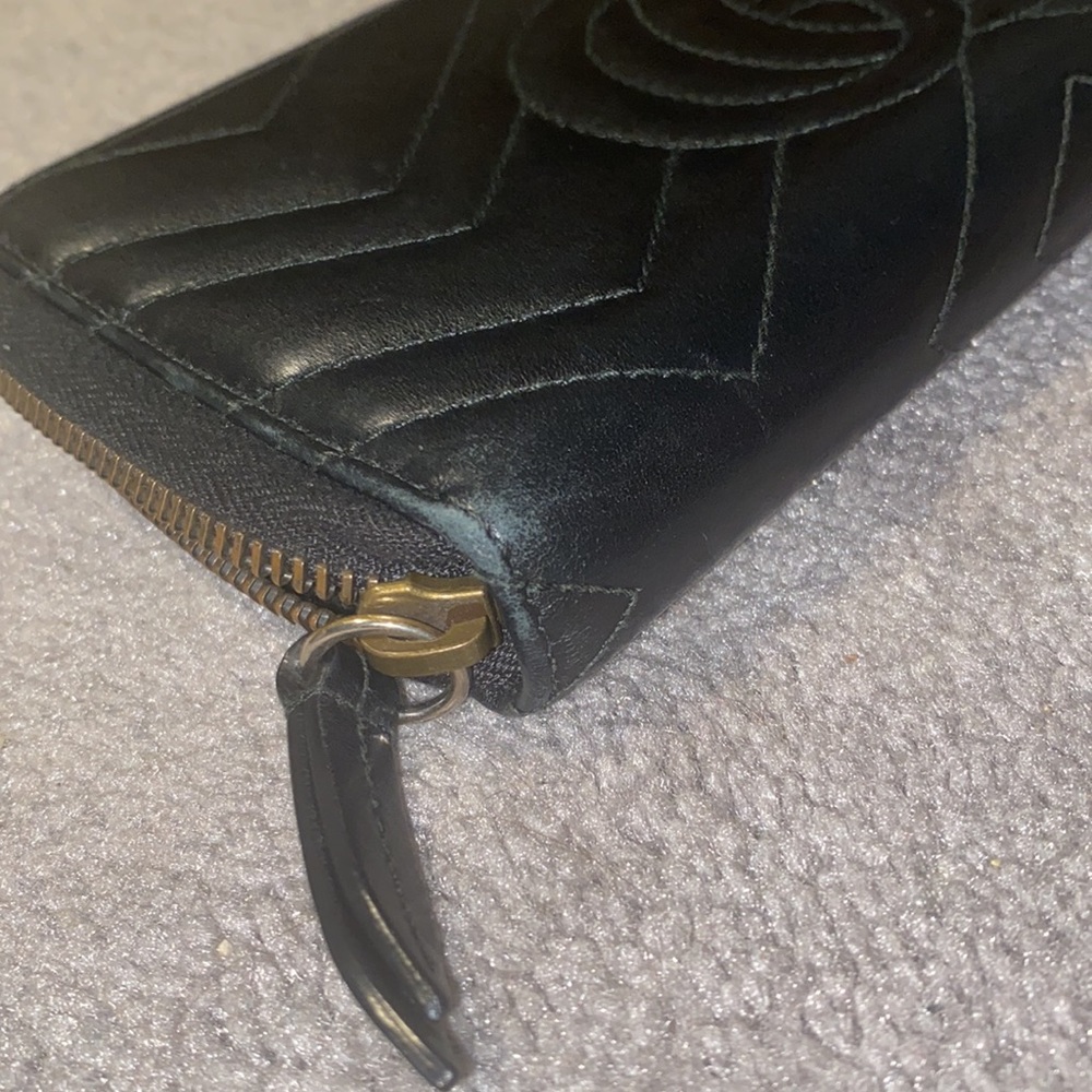 Gucci GG Marmont Zip Around Wallet - Picture 13 of 13